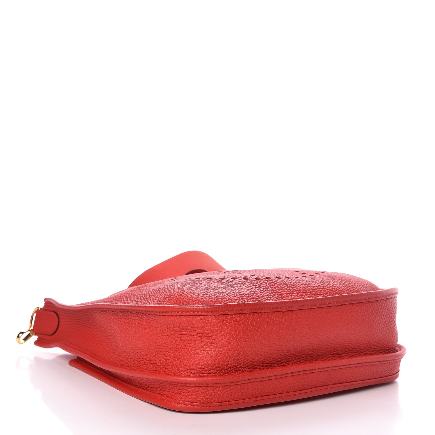 Hermes Taurillon Clemence Evelyne III PM Rouge De Coeur 5 of 12