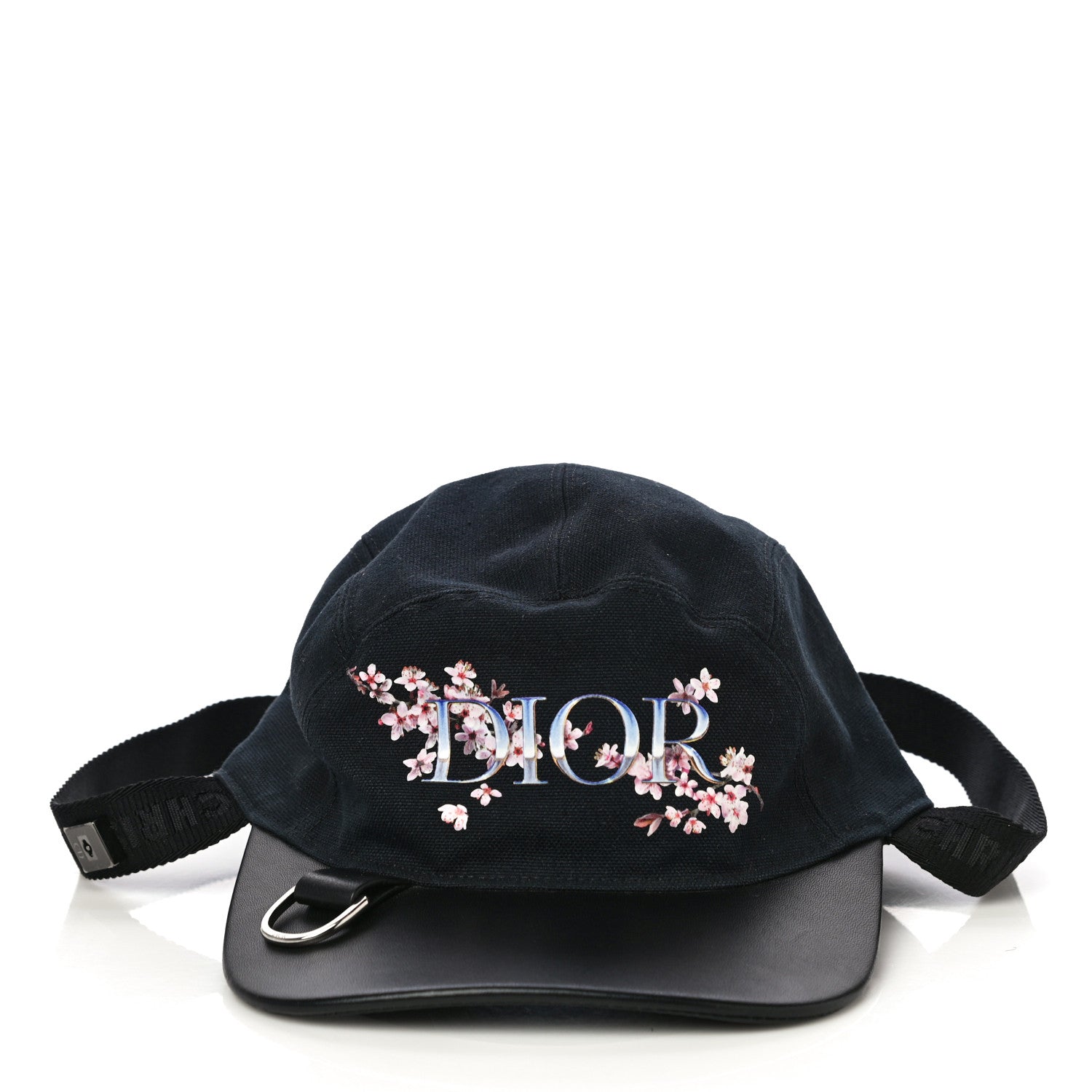 Christian Dior Homme Cotton Sheepskin Logo Hat M Black 4 of 7