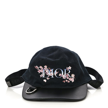 Christian Dior Homme Cotton Sheepskin Logo Hat M Black 4 of 7