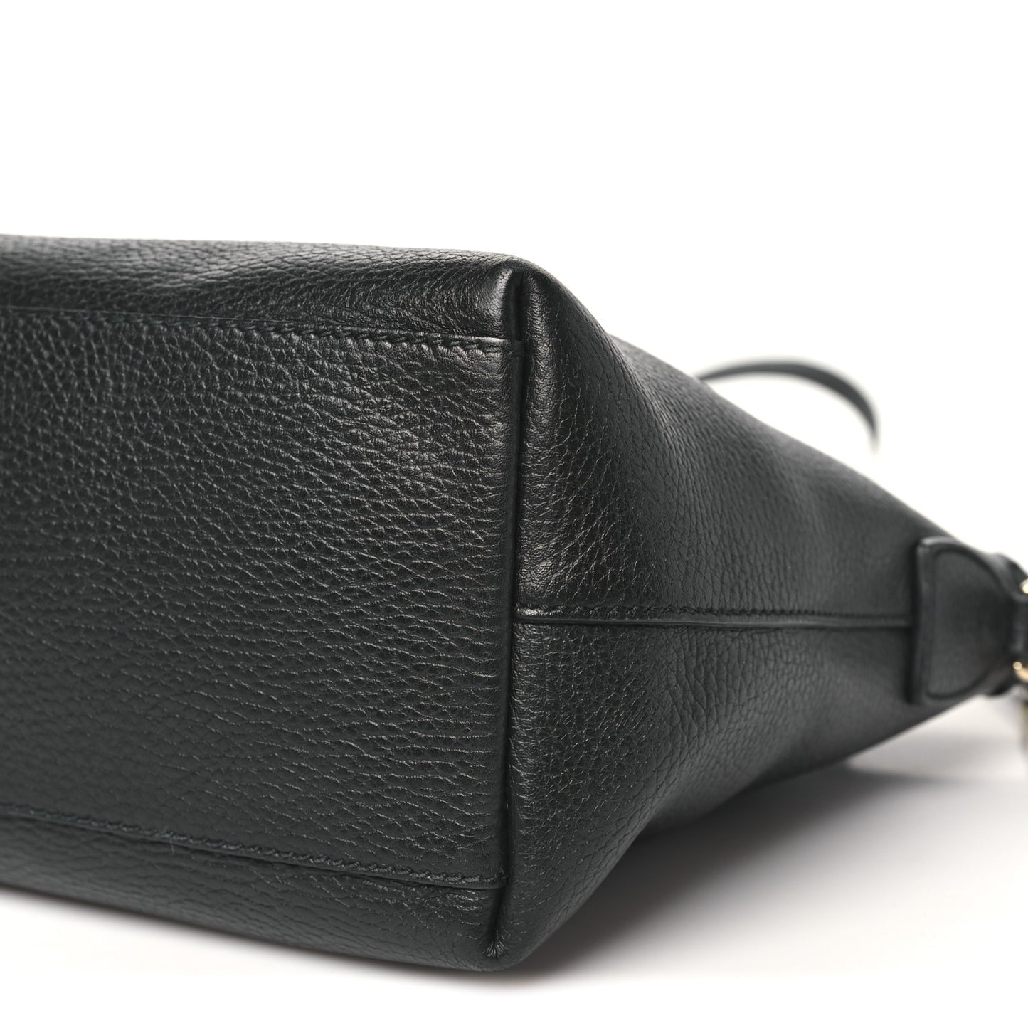 Dollar Calfskin GG Charm Satchel Black