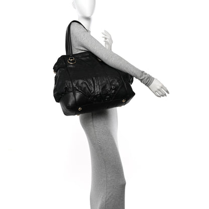 Gucci Guccissima Large Full Moon Tote Black 2 of 14