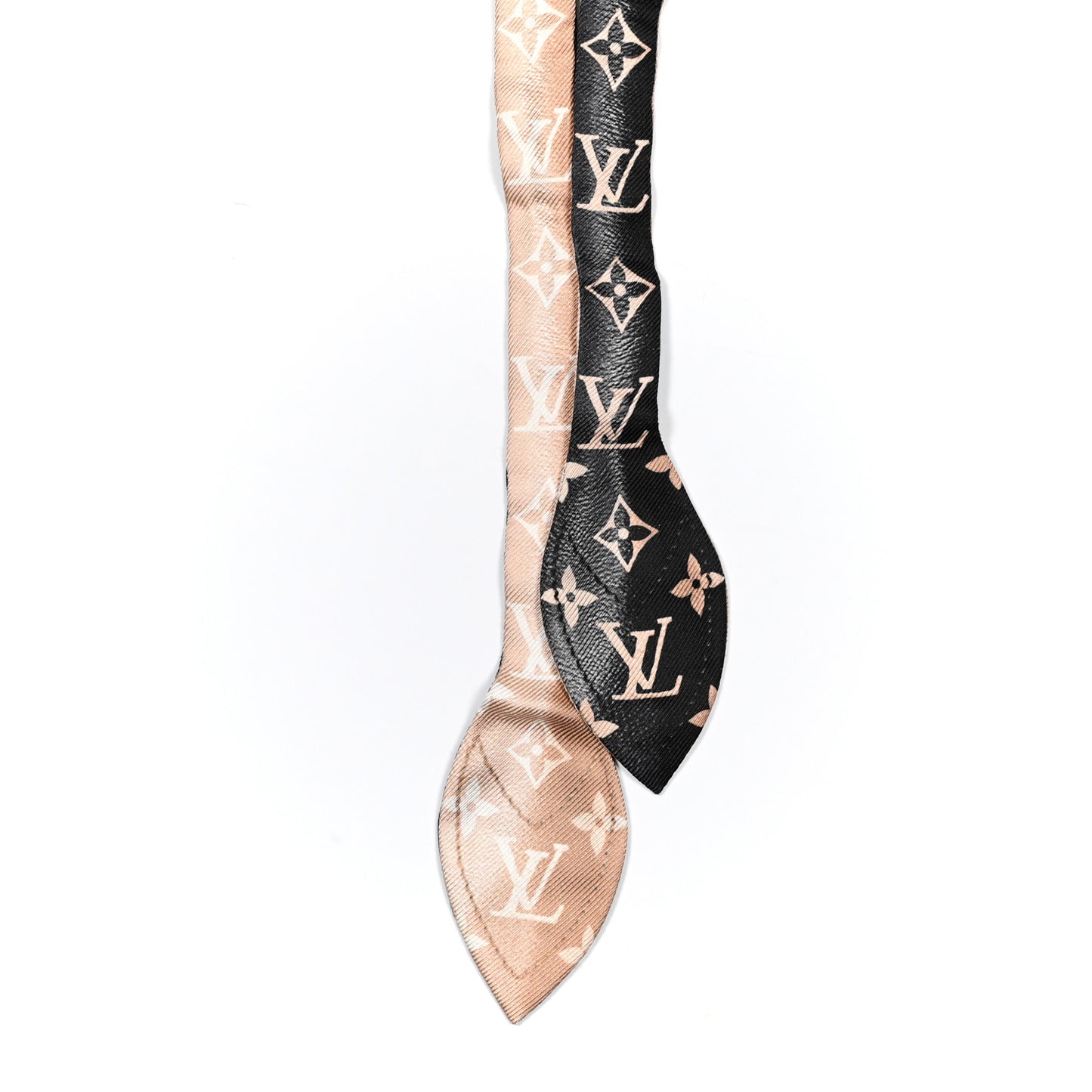 Silk Monogram Vuittamins Bandeau 3D Black