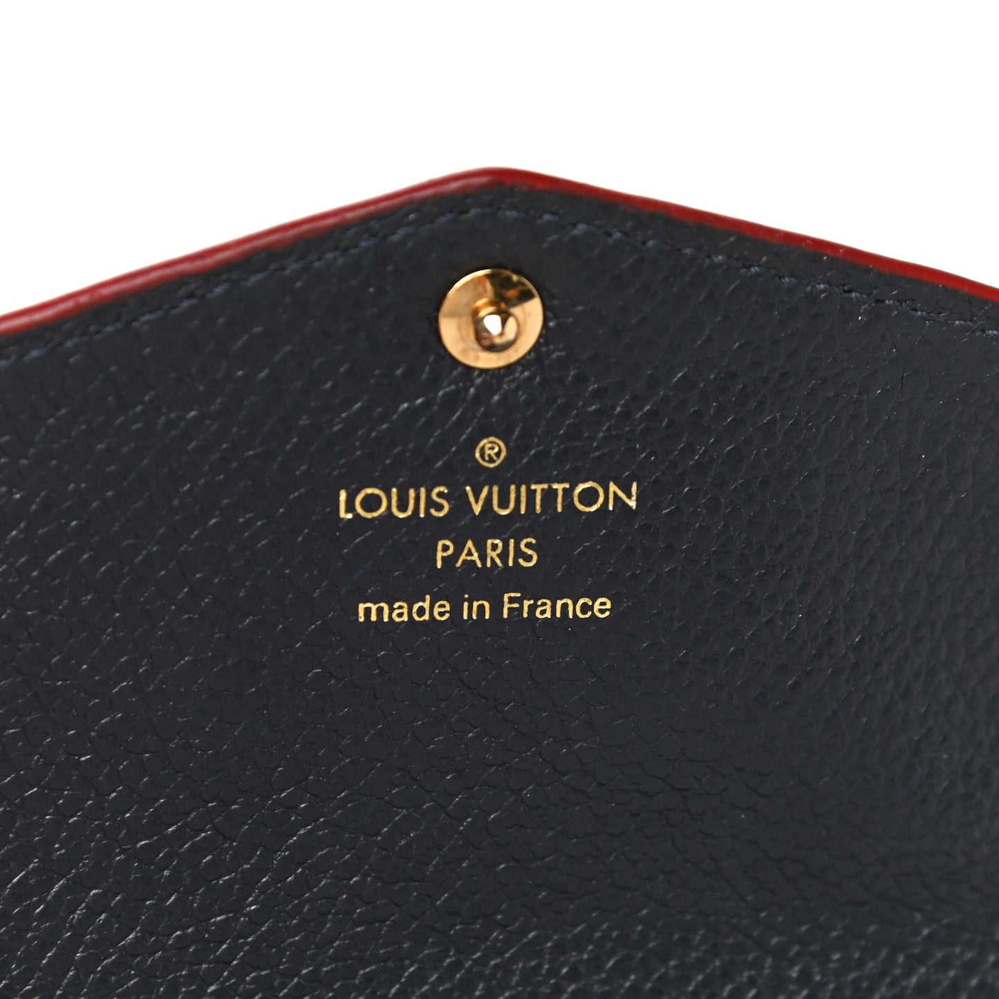 Empreinte Key Pouch Marine Rouge