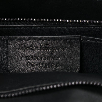 Salvatore Ferragamo Calfskin Medium Viva Bow Shoulder Bag Black 7 of 12