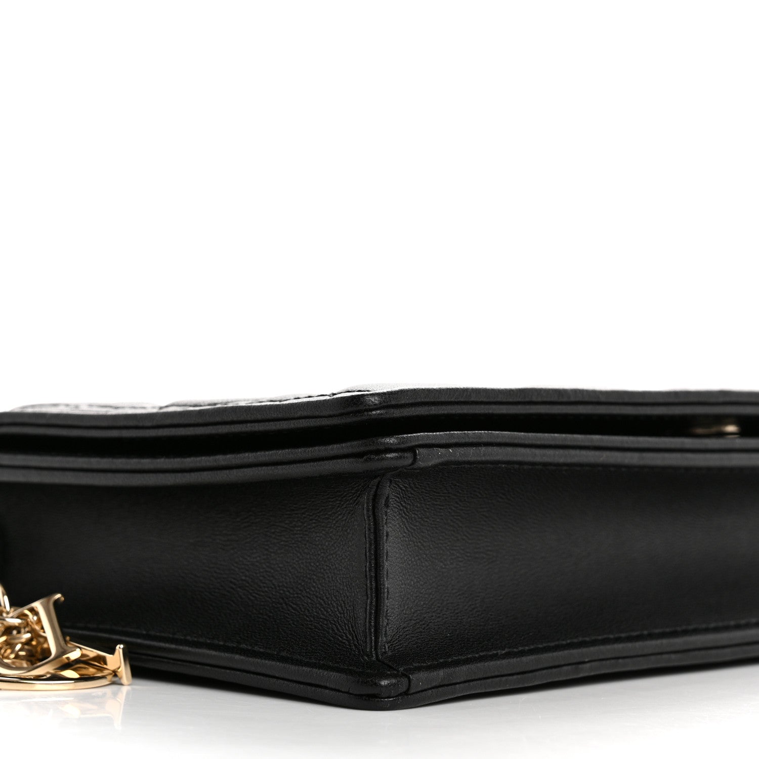 Christian Dior Lambskin Cannage Lady Dior Pouch Black 10 of 13
