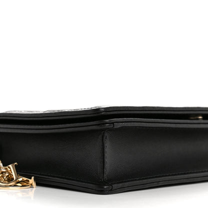 Christian Dior Lambskin Cannage Lady Dior Pouch Black 10 of 13