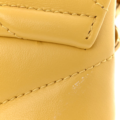 Saint Laurent Calfskin Y Quilted Monogram Toy Loulou Crossbody Bag Sunflower 11 of 12