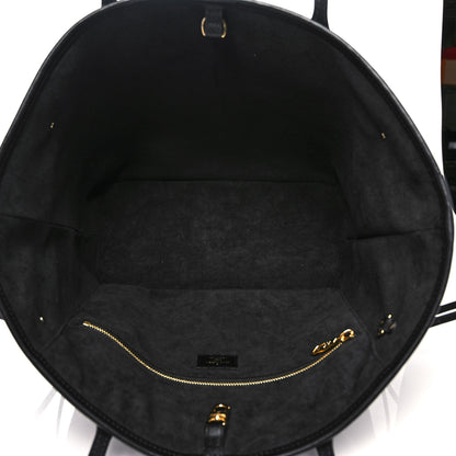 Louis Vuitton Empreinte Monogram Giant Broderies Neverfull MM Black 5 of 9
