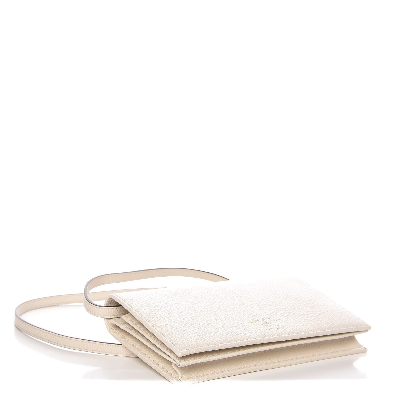 Gucci Dollar Calfskin Mini Swing Wallet Bag Mystic White 4 of 9