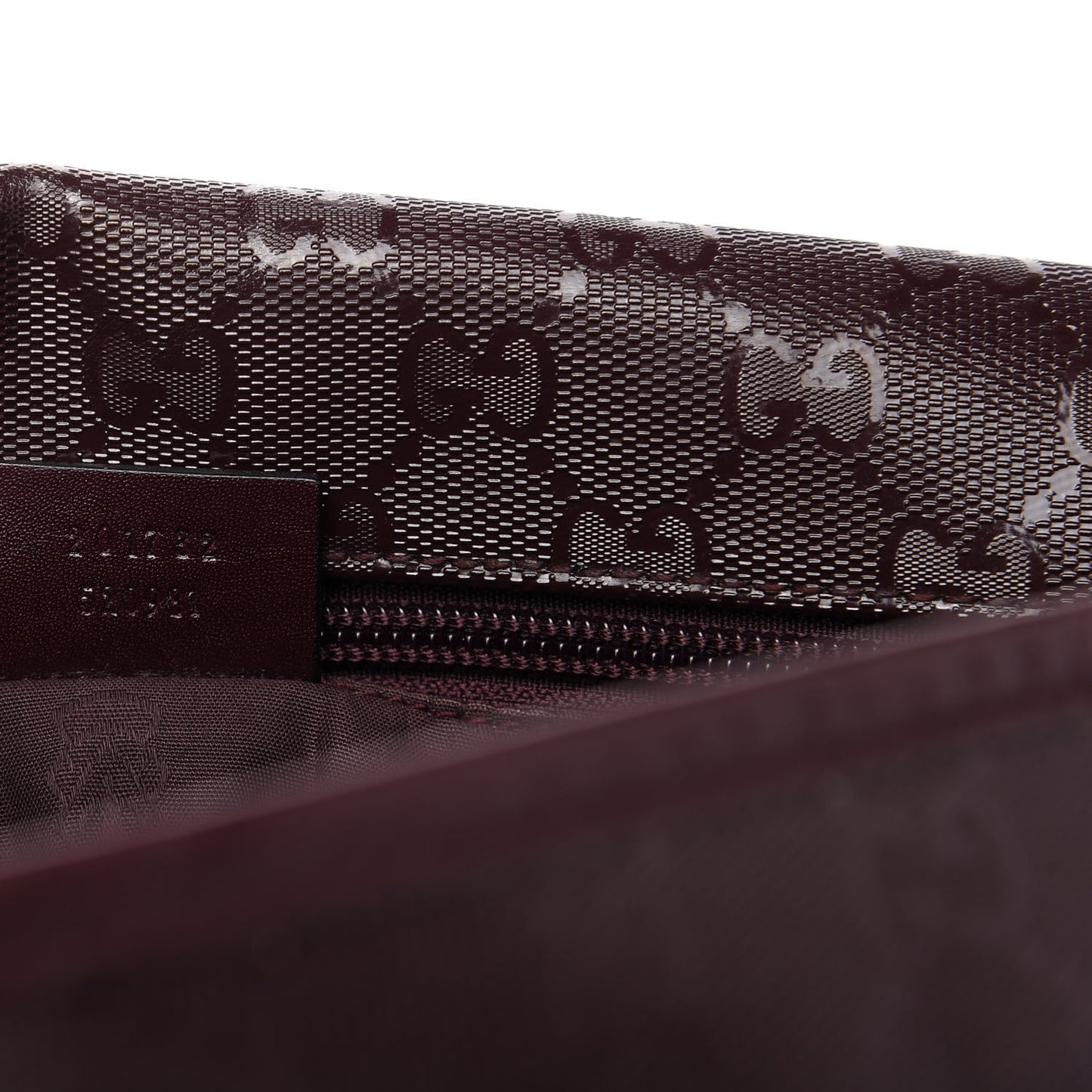 Imprime Monogram Medium Double Buckle Flap Messenger Bag Bordeaux