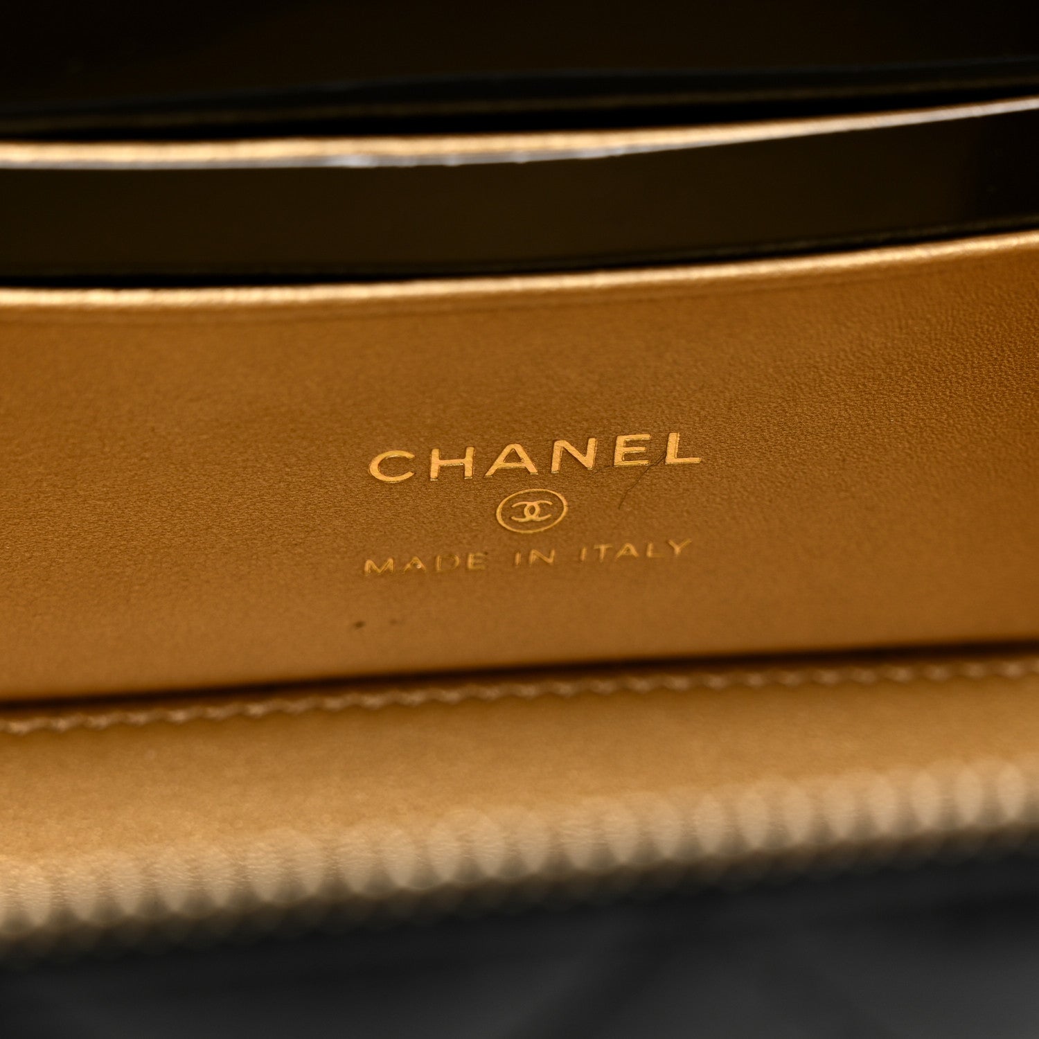 Chanel Lambskin Quilted Pearl Crush Small Vanity Case With Chain Black 7 of 13