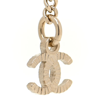 Chanel Crystal CC Multi Strand Chain Necklace Gold 6 of 6