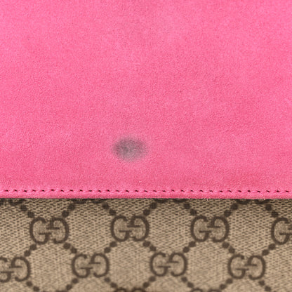 Gucci GG Supreme Monogram Small Dionysus Shoulder Bag Pink 12 of 14