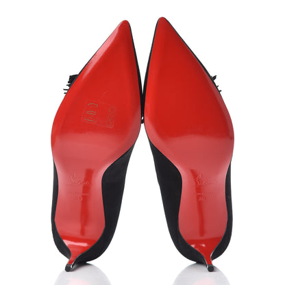 Christian Louboutin Suede Gwalior 70 Pumps 38 Black 6 of 8