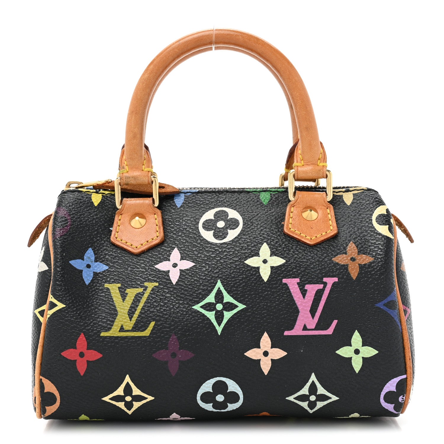 Louis Vuitton Monogram Multicolor Mini Sac HL Speedy Black 1 of 18