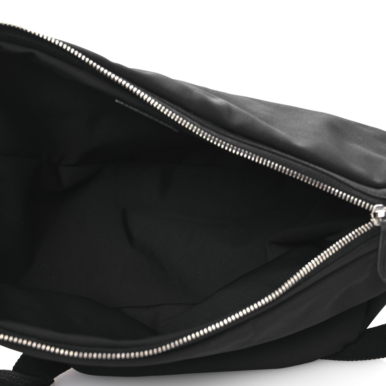 The Row Nylon Small Slouchy Banana Bag Black 5 of 11