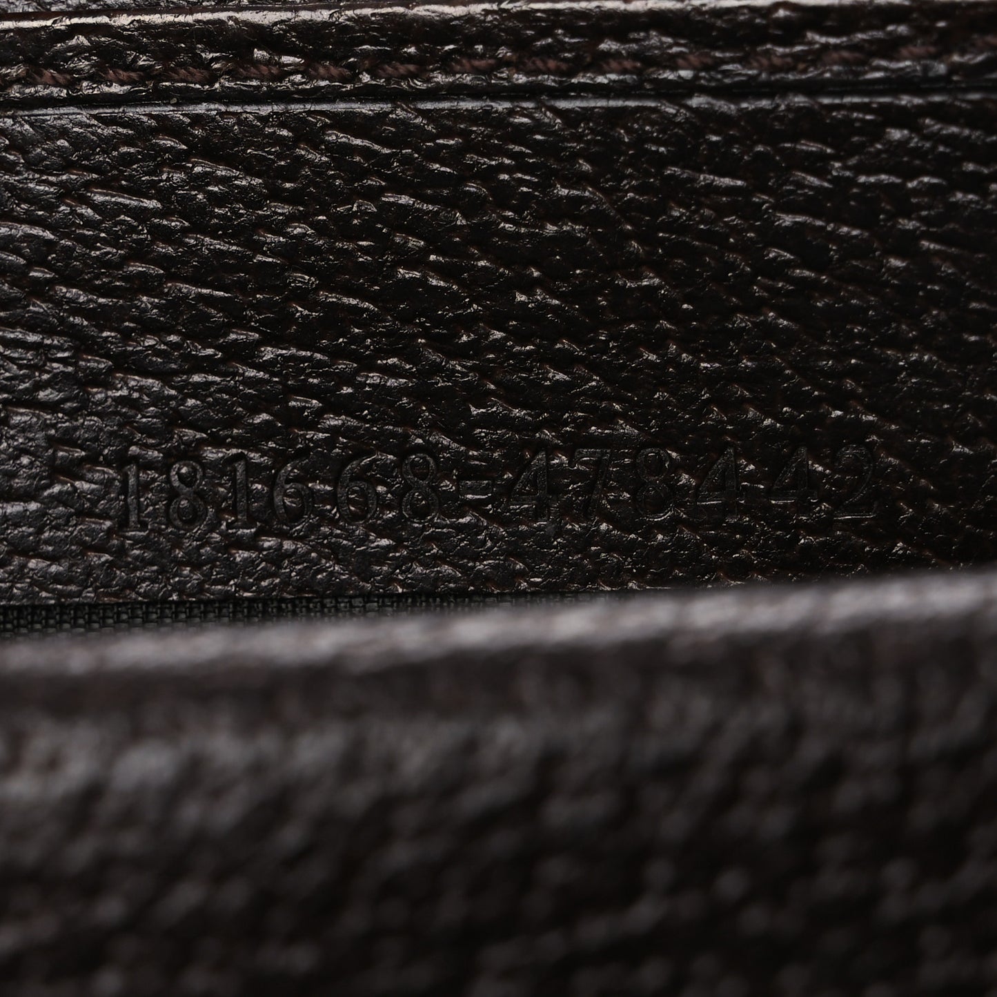 Monogram Calfskin Ladies Web Continental Wallet Beige Ebony Cocoa