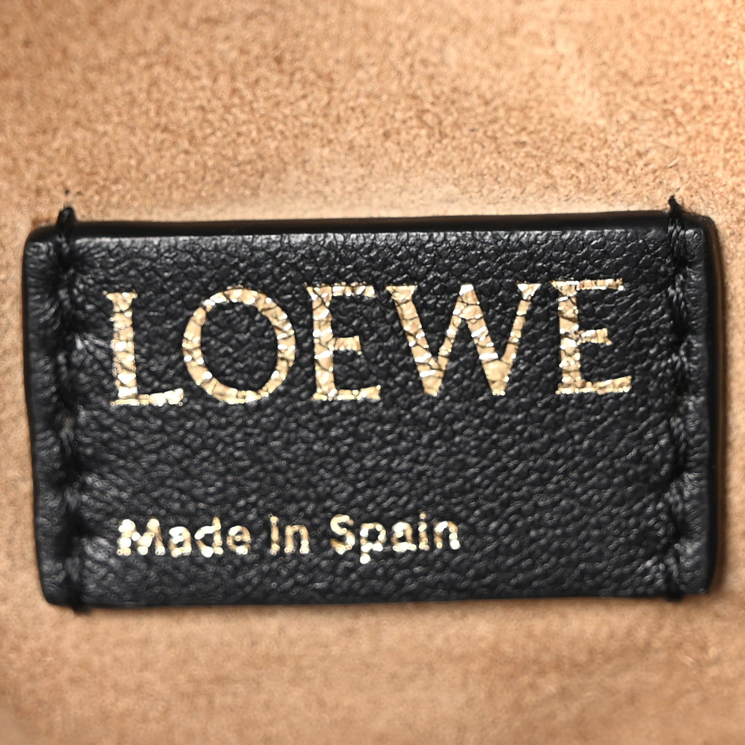 Loewe Mellow Nappa Medium Donut Chain Flamenco Knot Clutch Black 6 of 10