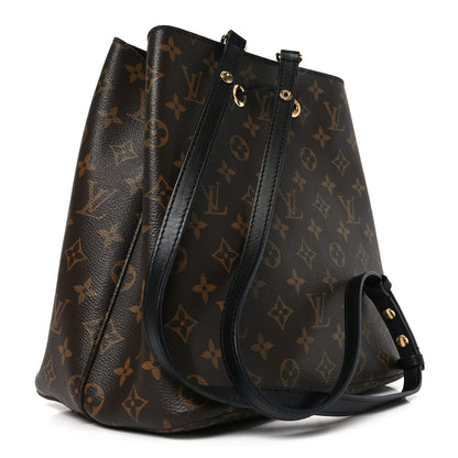 Louis Vuitton Monogram Neonoe MM Black 3 of 9