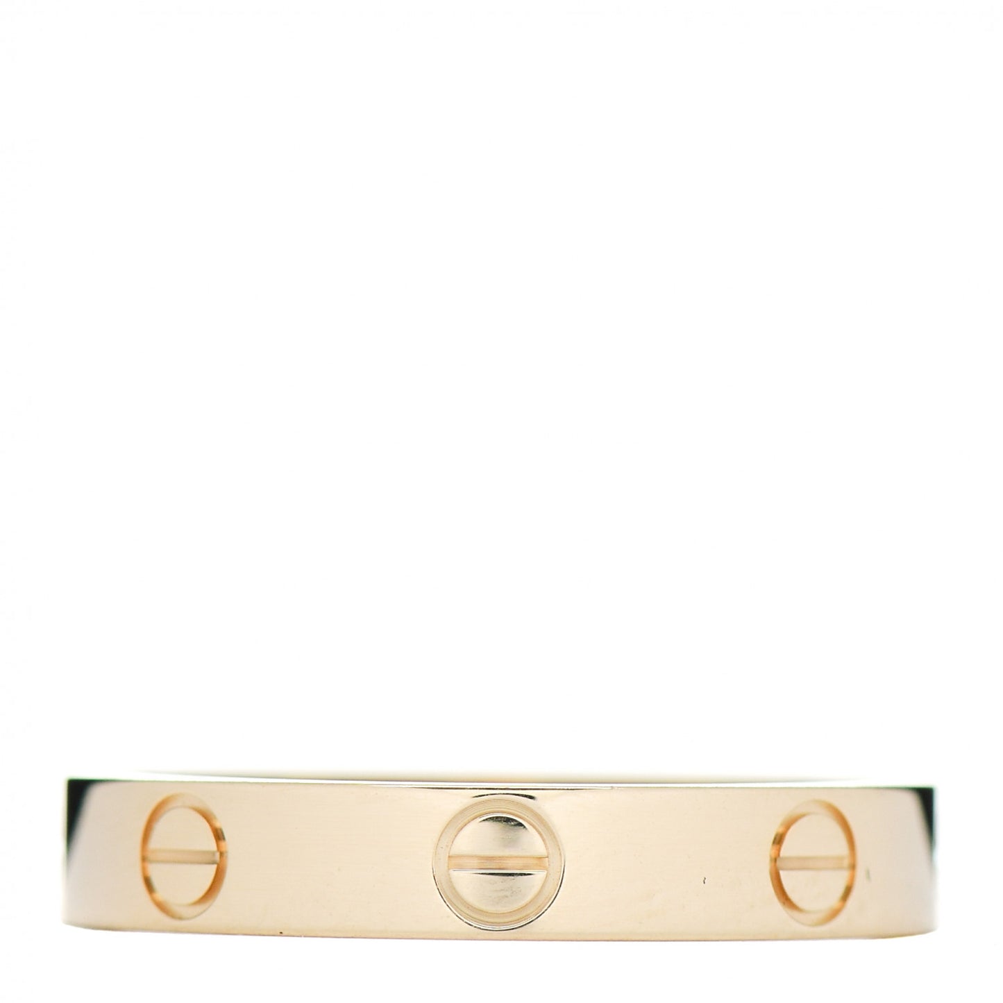 18K Yellow Gold 3.5mm LOVE Wedding Band Ring 58 8.25