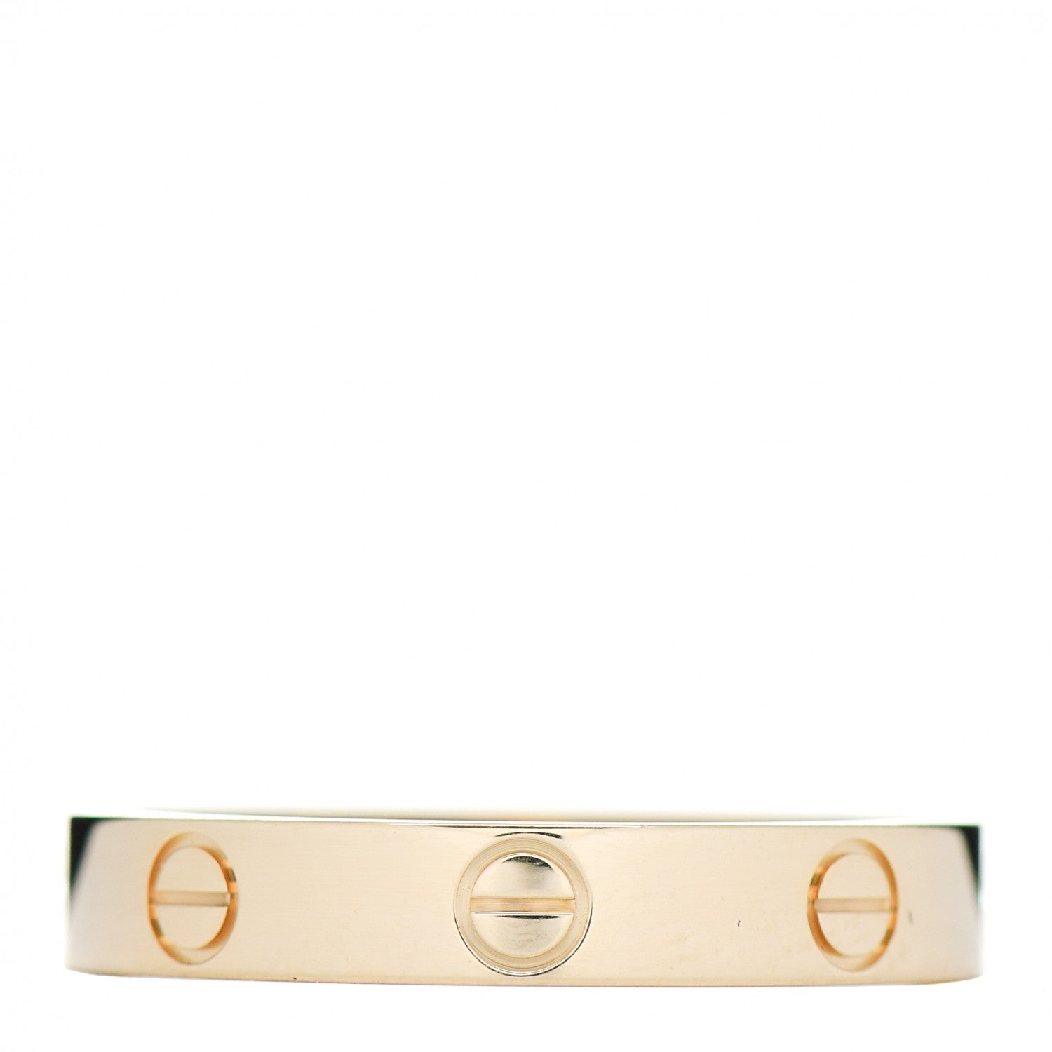 Cartier 18K Yellow Gold 3.5mm LOVE Wedding Band Ring 58 8.25 3 of 5