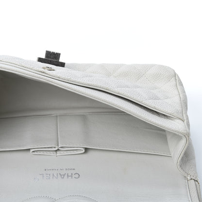 Chanel Caviar Quilted 2.55 Reissue 225 Bijoux Chain Flap White 4 of 10