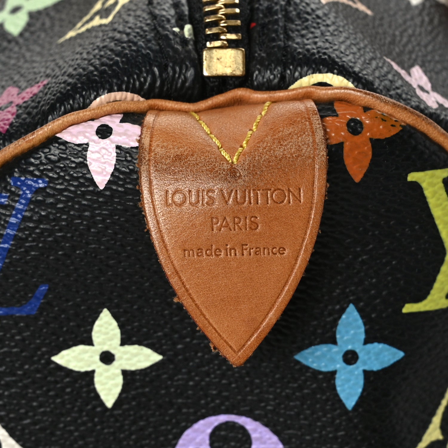 Louis Vuitton Monogram Multicolor Speedy 30 Black 6 of 12