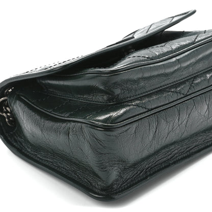 Saint Laurent Crinkled Calfskin Matelasse Monogram Baby Niki Chain Satchel 11 of 12