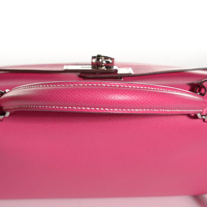 Hermes Epsom Candy Kelly Retourne 35 Rose Tyrien Rubis 20 of 26