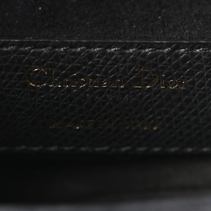 Christian Dior Grained Calfskin Mini Saddle Bag Black 6 of 10