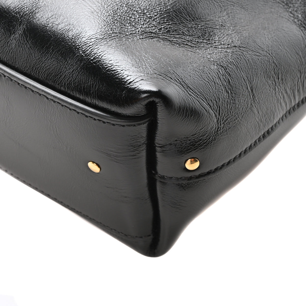 Chloe Shiny Calfskin Marcie Hobo Bag Black 9 of 9