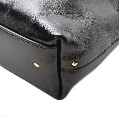 Chloe Shiny Calfskin Marcie Hobo Bag Black 9 of 9