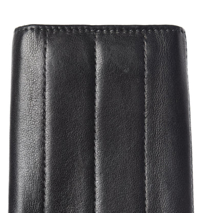 Chanel Lambskin Vertical Quilted 6 Key Holder Black 10 of 16