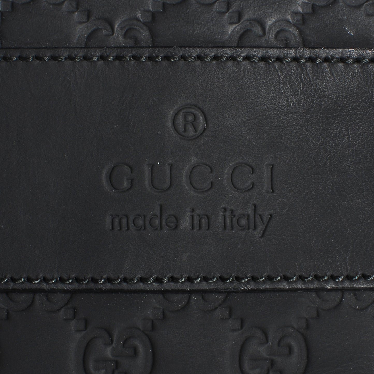Rubber Guccissima Medium Computer Case Black