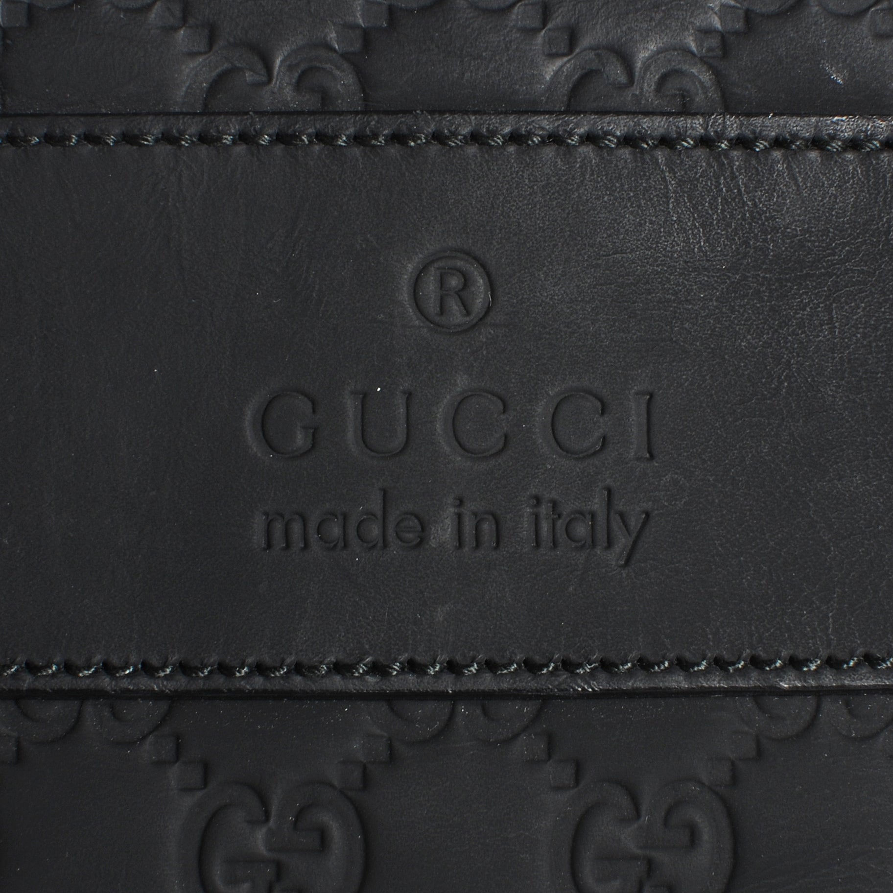 Gucci Rubber Guccissima Medium Computer Case Black 6 of 9
