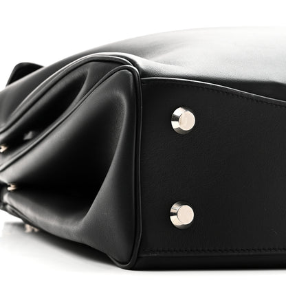 Balenciaga Natural Smooth Calfskin Medium Rodeo Top Handle Handbag Black 8 of 9
