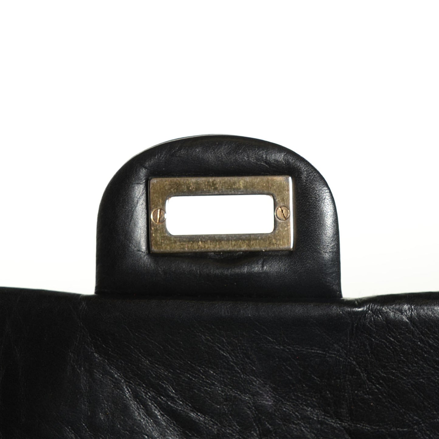 Aged Calfskin Quilted 2.55 Reissue 226 Flap Black