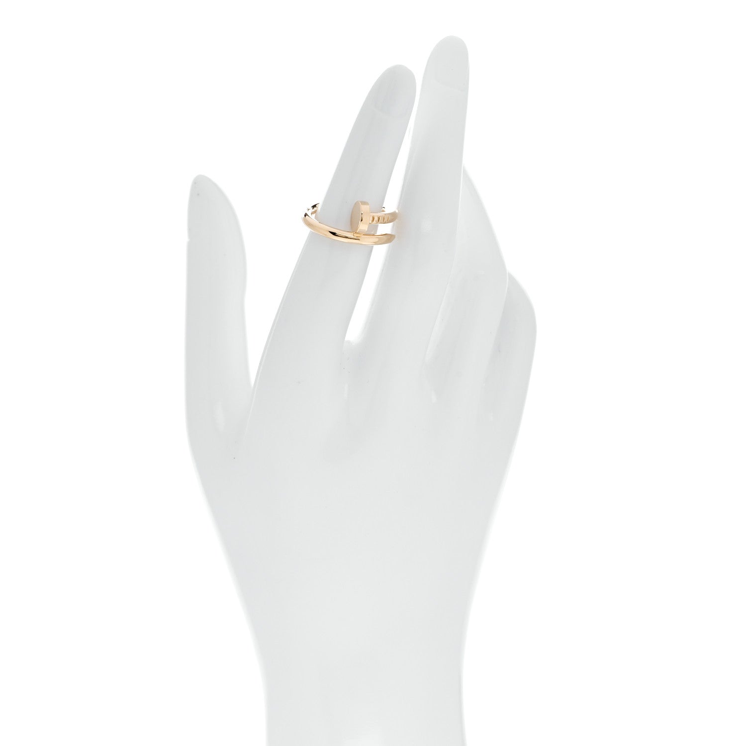 Cartier 18K Yellow Gold Juste Un Clou Ring 51 5.75 2 of 6