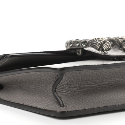 Gucci Dollar Calfskin Crystal Super Mini Dionysus Shoulder Bag Dusty Grey Black Diamond 8 of 9