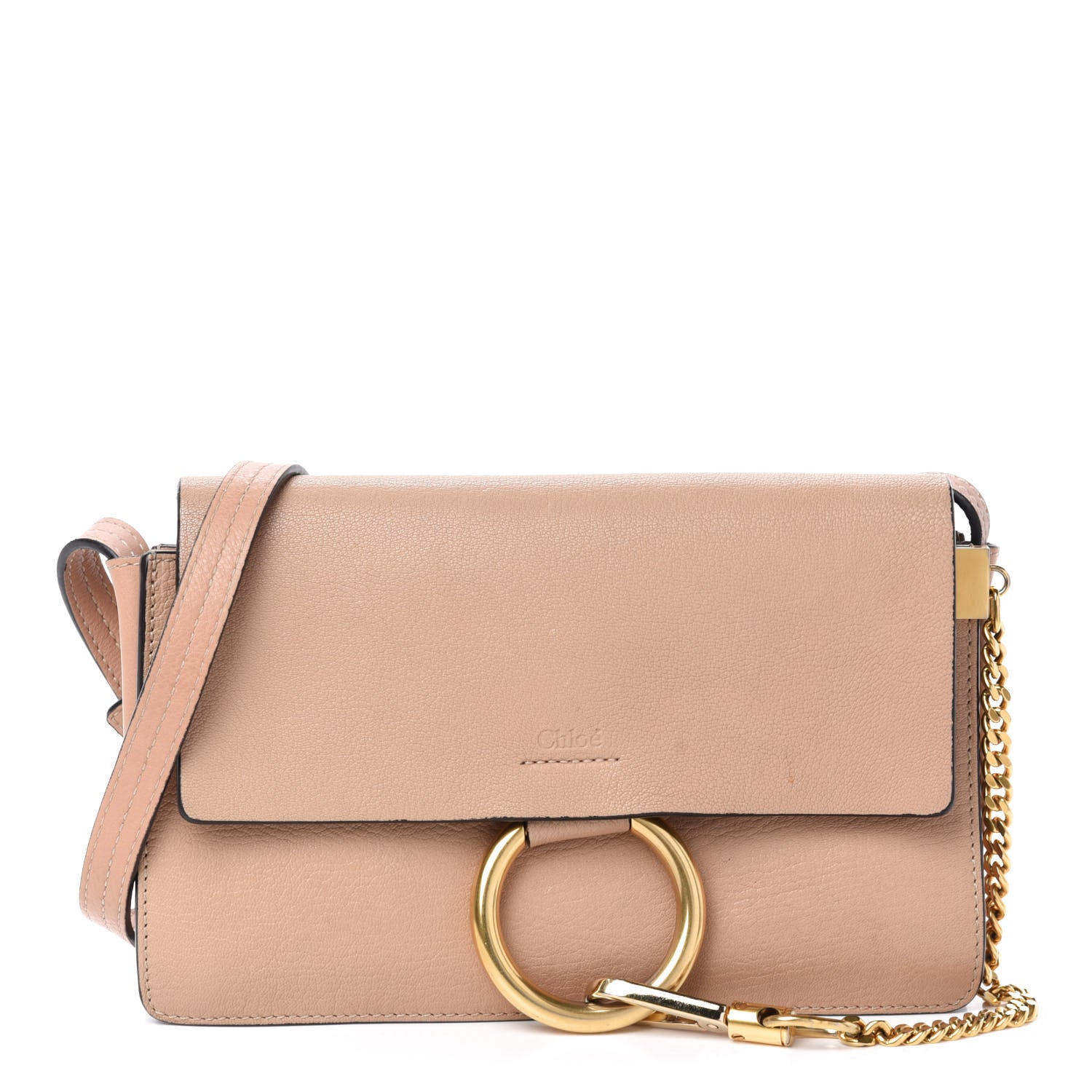 Chloe Goatskin Small Faye Shoulder Bag Biscotti Beige 1 of 16