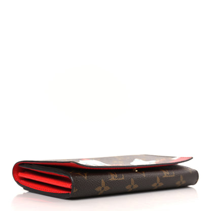 Louis Vuitton Monogram 2017 Christmas Animation Sarah Wallet 4 of 7