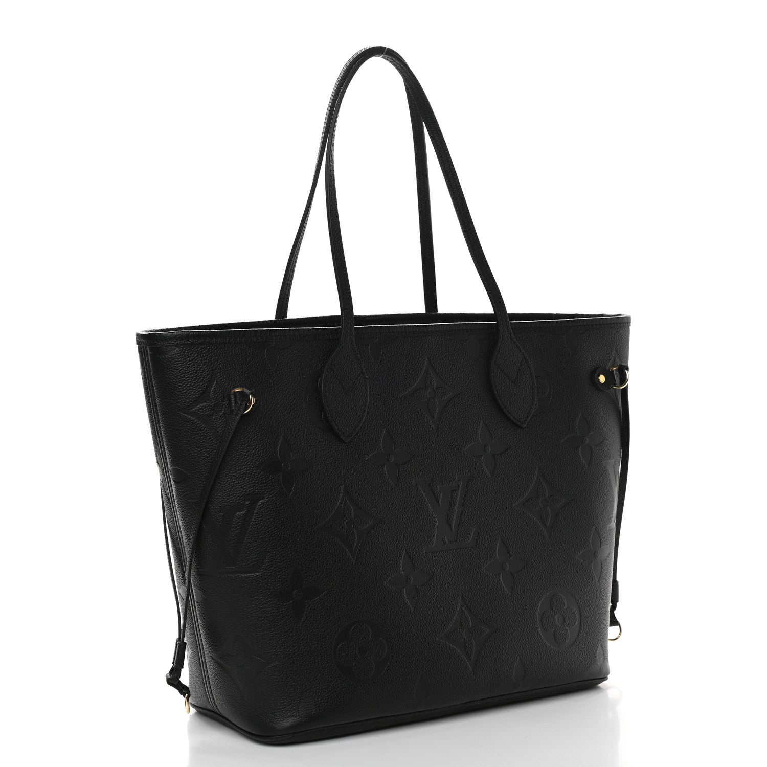 Louis Vuitton Empreinte Monogram Giant Neverfull MM Black 4 of 9