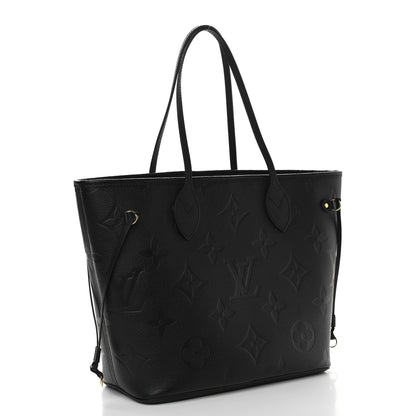 Louis Vuitton Empreinte Monogram Giant Neverfull MM Black 4 of 9