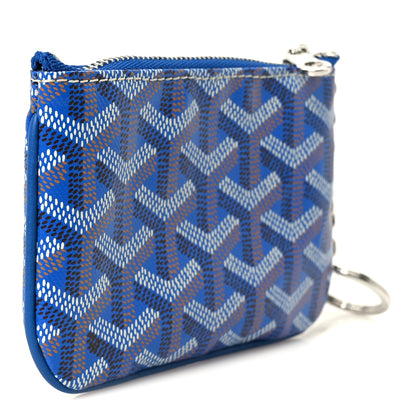 Goyard Goyardine Nano Senat Key Pouch Blue 3 of 8
