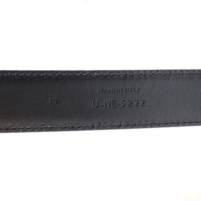 Celine Box Calfskin Medium 25mm Triomphe Belt 90 36 Black 6 of 7
