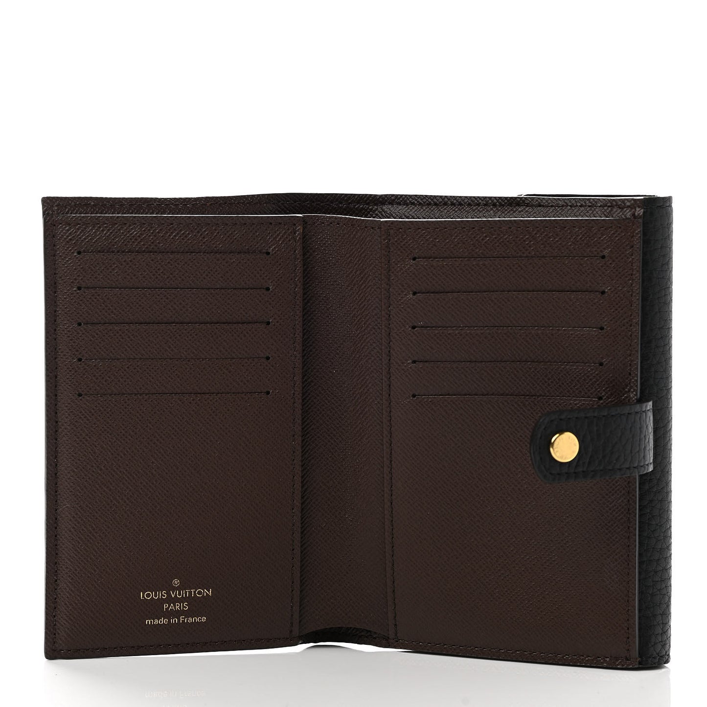 Damier Ebene Normandy Compact Wallet Black