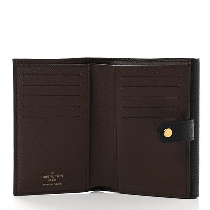 Louis Vuitton Damier Ebene Normandy Compact Wallet Black 5 of 7