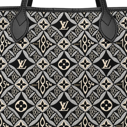 Louis Vuitton Jacquard Since 1854 Neverfull MM Grey 10 of 14