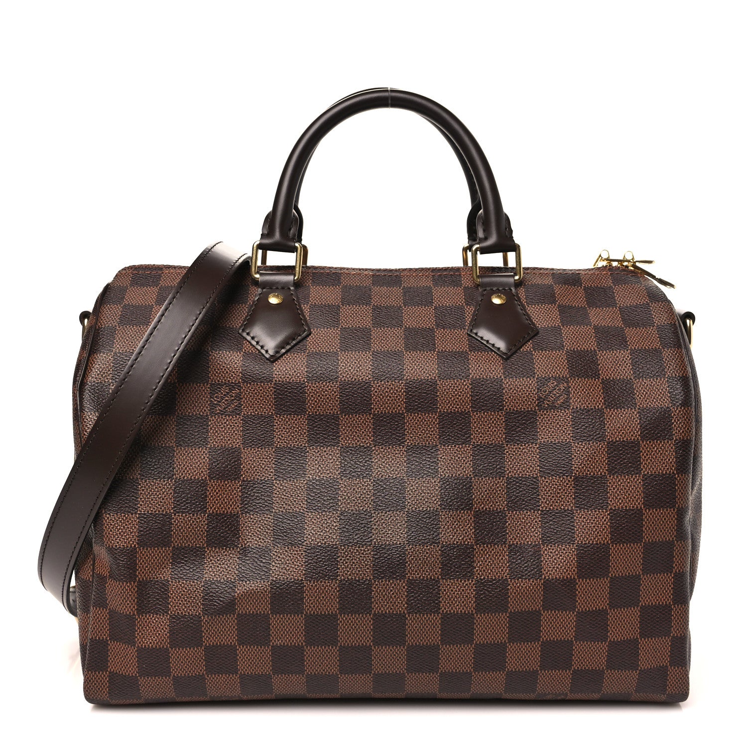 Louis Vuitton Damier Ebene Speedy Bandouliere 30 1 of 10