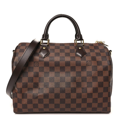Louis Vuitton Damier Ebene Speedy Bandouliere 30 1 of 10